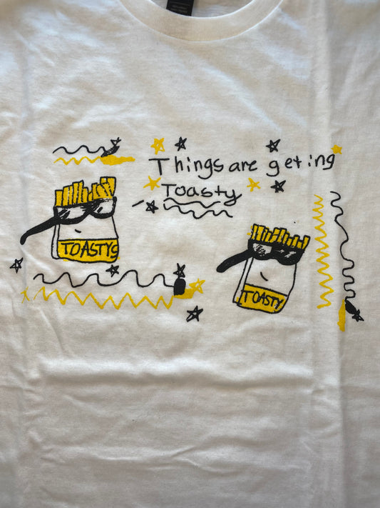 "Things are geting Toasty" T Shirt design